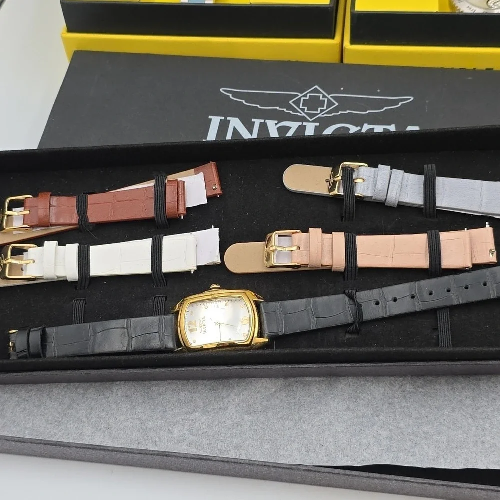 Invicta Women Watches Lot Of 4 EUC WITH Boxes All Need Batteries Special Edition